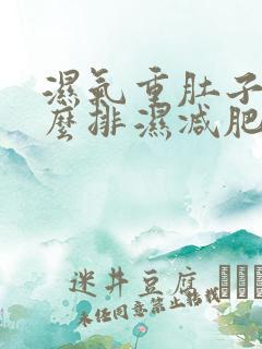 湿气重肚子大怎么排湿减肥喝什么茶