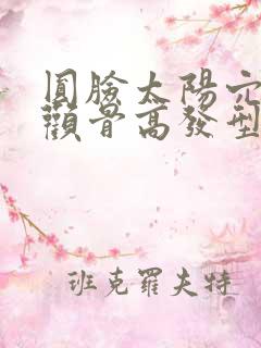 圆脸太阳穴凹陷颧骨高发型