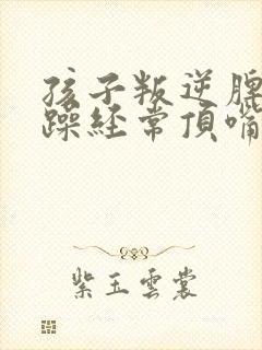 孩子叛逆脾气暴躁经常顶嘴