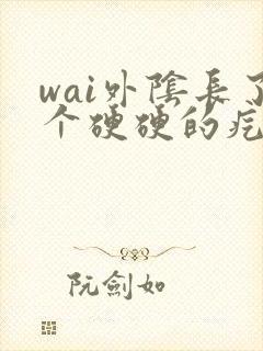 wai外阴长了个硬硬的疙瘩