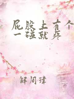 屁股上有个疙瘩一碰就疼