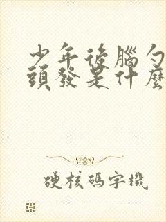 少年后脑勺长白头发是什么原因