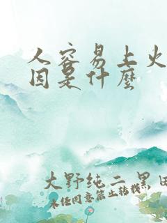 人容易上火的原因是什么