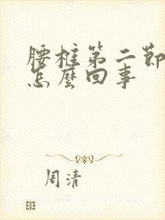 腰椎第二节疼是怎么回事