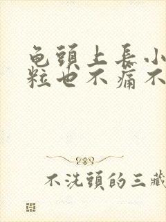 龟头上长小肉颗粒也不痛不痒