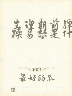 生理期前脾气暴躁易怒是什么原因