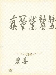 右冠状动脉重度狭窄怎么办