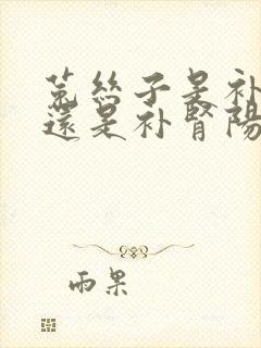 菟丝子是补肾阴还是补肾阳