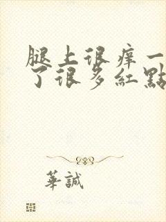 腿上很痒一抓出了很多红点点