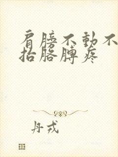 肩膀不动不疼一抬胳膊疼