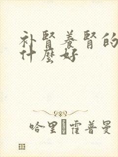 补肾养肾的药吃什么好