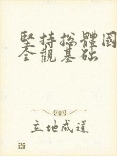 坚持总体国家安全观基础