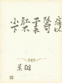 小肚子坠痛月经下不来可以喝益母草吗?