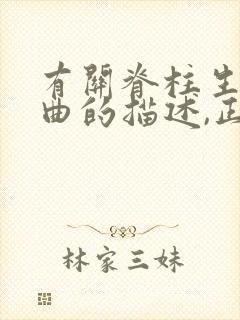 有关脊柱生理弯曲的描述,正确的是