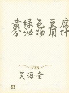 黄绿色豆腐渣样分泌物用什么药