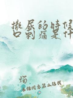 撒尿的时候尿道口刺痛是什么原因