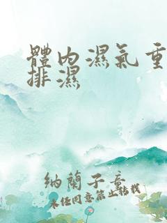 体内湿气重如何排湿