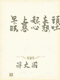 早上起来头晕目眩恶心想吐冒虚汗