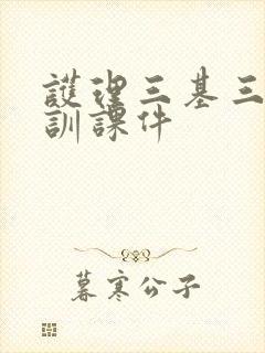 护理三基三严培训课件