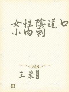 女性阴道口内有小肉刺