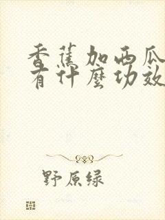 香蕉加西瓜榨汁有什么功效