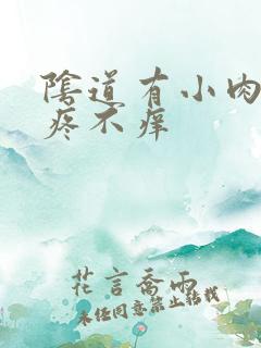 阴道有小肉刺不疼不痒