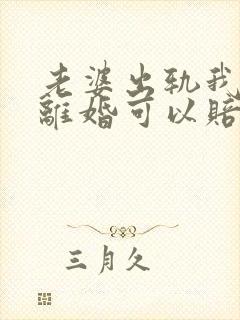 老婆出轨我起诉离婚可以赔偿吗?