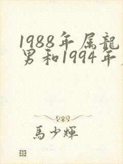 1988年属龙男和1994年属狗女配吗