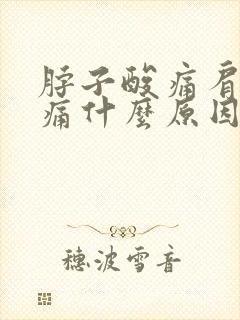 脖子酸痛肩膀酸痛什么原因