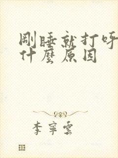 刚睡就打呼噜是什么原因