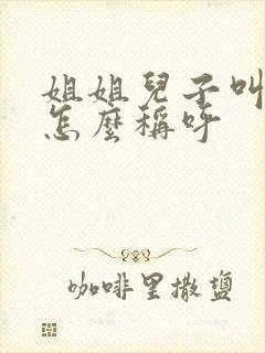 姐姐儿子叫妹妹怎么称呼