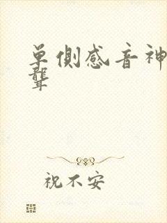 单侧感音神经性聋