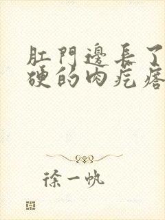 肛门边长了个硬硬的肉疙瘩