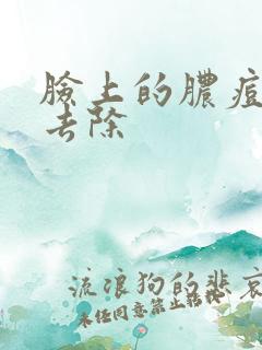 脸上的脓痘怎么去除