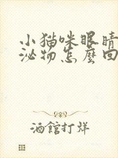 小猫咪眼睛有分泌物怎么回事