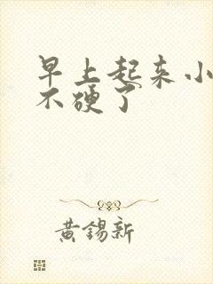 早上起来小弟弟不硬了