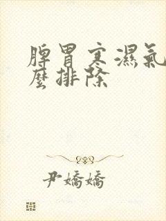 脾胃寒湿气重怎么排除