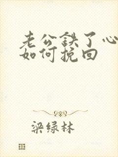 老公铁了心离婚如何挽回