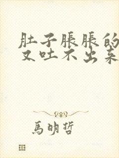 肚子胀胀的想吐又吐不出来怎么回事