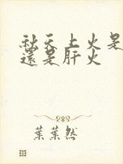 秋天上火是肺火还是肝火