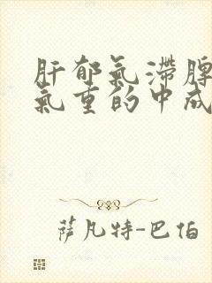 肝郁气滞脾虚湿气重的中成药