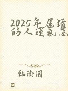 2025年属猪的人运气怎么样
