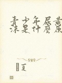 青少年尿黄有泡沫是什么原因