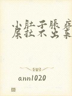 小肚子胀疼想拉屎拉不出来怎么回事