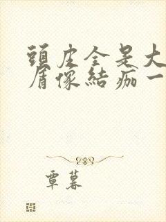 头皮全是大块头屑像结痂一样