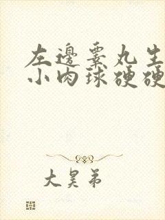 左边睾丸生了个小肉球硬硬的