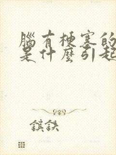 脑有梗塞的原因是什么引起造成的