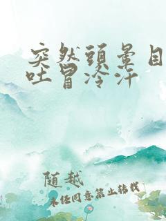 突然头晕目眩呕吐冒冷汗