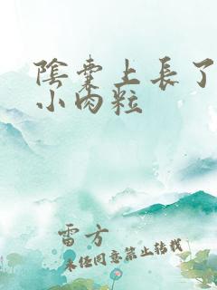 阴囊上长了两个小肉粒