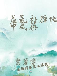 益气补脾化湿的中成药